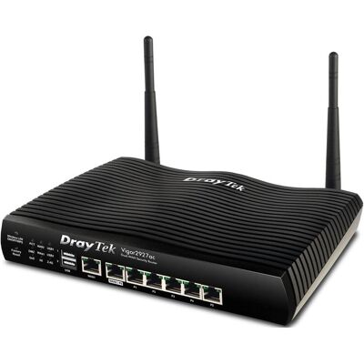 Draytek Vigor2927ac WLAN-Router Gigabit Ethernet Dual-Band (2,4 GHz/5 GHz) 5G Schwarz, Router, Schwarz Draytek Vigor2927ac WLAN-Router Gigabit Ethernet Dual-Band (2,4 GHz/5 GHz) 5G Schwarz, Router, Schwarz
