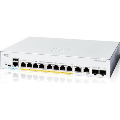 CPR Guardian Cisco Catalyst switch C1200-8FP-2G (8xGbE,2xGbE/SFP combo,8xPoE+,120W,fanless) - REFRESH (8 Ports), Netzwerk Switch CPR Guardian Cisco Catalyst switch C1200-8FP-2G (8xGbE,2xGbE/SFP combo,8xPoE+,120W,fanless) - REFRESH (8 Ports), Netzwerk Switch