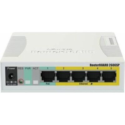 MikroTik RouterBOARD RB260GSP (6 Ports), Netzwerk Switch MikroTik RouterBOARD RB260GSP (6 Ports), Netzwerk Switch
