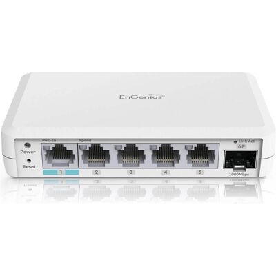 EnGenius EXT1106 L2 Gigabit Netzwerk Switch (6 Ports), Netzwerk Switch, Weiss EnGenius EXT1106 L2 Gigabit Netzwerk Switch (6 Ports), Netzwerk Switch, Weiss