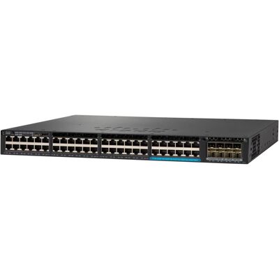 Cisco Systems Catalyst WS-C3650-48TS-L (48 Ports), Netzwerk Switch, Schwarz Cisco Systems Catalyst WS-C3650-48TS-L (48 Ports), Netzwerk Switch, Schwarz
