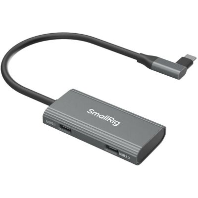 SmallRig 4598 4 in 1 USB C Hub PD 100W / USB C 3.1 / USB C 2.0 with Audio Adapter x 2 (USB-C, 4 Ports), Dockingstation + USB Hub, Grau SmallRig 4598 4 in 1 USB C Hub PD 100W / USB C 3.1 / USB C 2.0 with Audio Adapter x 2 (USB-C, 4 Ports), Dockingstation + USB Hub, Grau