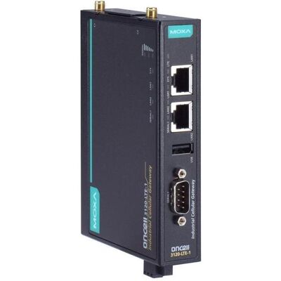 Moxa ONCELL 3120-LTE-1-AU-T - Industrielles LTE Cat. 1 Mobilfunk-Gateway, B3B5B8B28, Router, Schwarz Moxa ONCELL 3120-LTE-1-AU-T - Industrielles LTE Cat. 1 Mobilfunk-Gateway, B3B5B8B28, Router, Schwarz