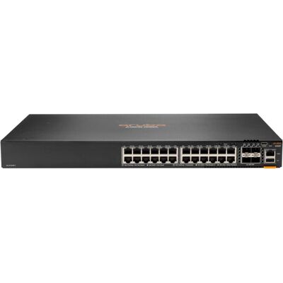 Aruba 6200F 24G Class4 PoE 4SFP+ 370W Switch (28 Ports), Netzwerk Switch, Schwarz Aruba 6200F 24G Class4 PoE 4SFP+ 370W Switch (28 Ports), Netzwerk Switch, Schwarz