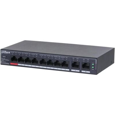 Dahua Switch DH-SG4010P Type L2 PoE ports 8 110 Watts SG4010P (2 Ports), Netzwerk Switch, Schwarz Dahua Switch DH-SG4010P Type L2 PoE ports 8 110 Watts SG4010P (2 Ports), Netzwerk Switch, Schwarz