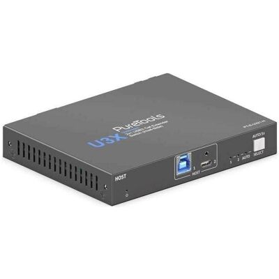 Purelink CAT Extender 2x USB 3.2 Data Cat. Extender – Host (USB-B, USB-C), Dockingstation + USB Hub Purelink CAT Extender 2x USB 3.2 Data Cat. Extender – Host (USB-B, USB-C), Dockingstation + USB Hub