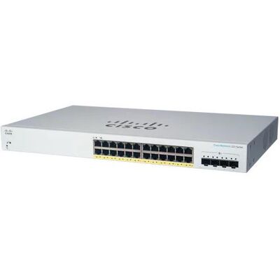 Cisco Systems Business 220 Series CBS220-24FP-4X (24 Ports), Netzwerk Switch, Weiss Cisco Systems Business 220 Series CBS220-24FP-4X (24 Ports), Netzwerk Switch, Weiss