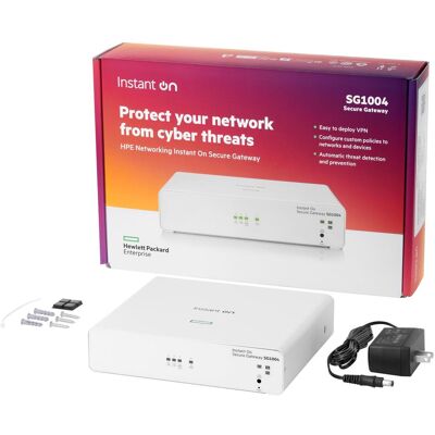 HPE Networking Instant On Secure Gateway 4-port Gigabit SG1004 EU en, Router, Weiss HPE Networking Instant On Secure Gateway 4-port Gigabit SG1004 EU en, Router, Weiss