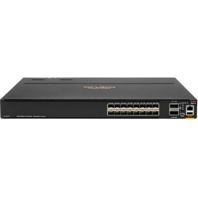 Aruba HPE Networking 8360-16Y2C v2 16p 25G SFP28 2p 100G QSFP28 BF 3 Fans 2AC Bundle PDU (16 Ports), Netzwerk Switch, Schwarz Aruba HPE Networking 8360-16Y2C v2 16p 25G SFP28 2p 100G QSFP28 BF 3 Fans 2AC Bundle PDU (16 Ports), Netzwerk Switch, Schwarz