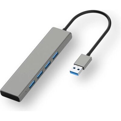 Andersson USB-A Hub (grå) (USB-A), Dockingstation + USB Hub, Grau Andersson USB-A Hub (grå) (USB-A), Dockingstation + USB Hub, Grau