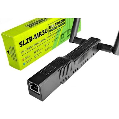 Smlight SLZB-MR3U Quad-Radio-Gateway, Zigbee, Thread, PoE, Home Assistant, EFR32MG24, Smart Home Hub, Schwarz Smlight SLZB-MR3U Quad-Radio-Gateway, Zigbee, Thread, PoE, Home Assistant, EFR32MG24, Smart Home Hub, Schwarz