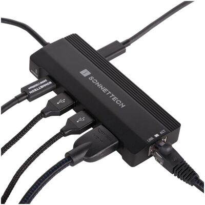 Sonnet Echo 6 USB-C 5GbE Multi Hub (USB-C, 6 Ports), Dockingstation + USB Hub, Schwarz Sonnet Echo 6 USB-C 5GbE Multi Hub (USB-C, 6 Ports), Dockingstation + USB Hub, Schwarz