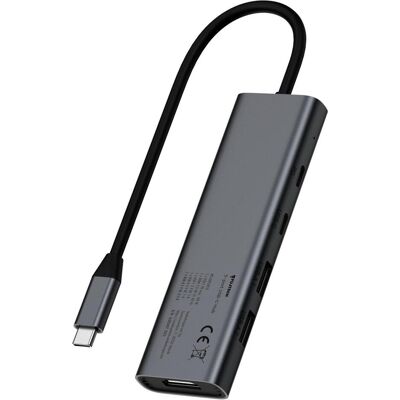 Fuj Tek 5-Port USB-C Hub, 140W PD (USB-C, 5 Ports), Dockingstation + USB Hub Fuj Tek 5-Port USB-C Hub, 140W PD (USB-C, 5 Ports), Dockingstation + USB Hub