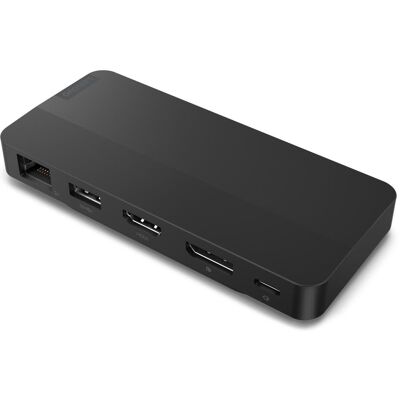IBM USB-C Dual Display Travel Dock (w/ adapter) (USB-C), Dockingstation + USB Hub, Schwarz IBM USB-C Dual Display Travel Dock (w/ adapter) (USB-C), Dockingstation + USB Hub, Schwarz