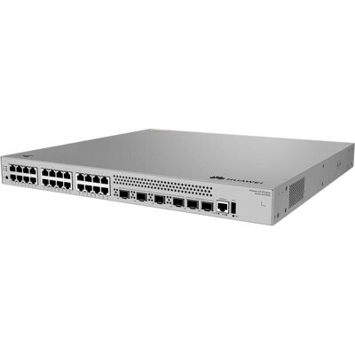 Huawei S530-24T4XE 24x10/100/1000BASE-T ports 4x10GE SFP+ ports 2x12GE stack ports with 1xAC power m (24 Ports), Netzwerk Switch, Grau Huawei S530-24T4XE 24x10/100/1000BASE-T ports 4x10GE SFP+ ports 2x12GE stack ports with 1xAC power m (24 Ports), Netzwerk Switch, Grau