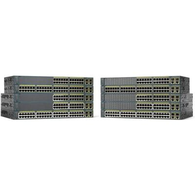 Cisco Systems WS-C2960+48PST-L Catalyst Switch (48 Ports), Netzwerk Switch, Schwarz Cisco Systems WS-C2960+48PST-L Catalyst Switch (48 Ports), Netzwerk Switch, Schwarz