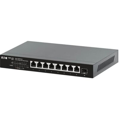 Eaton 8-Port 2.5 Gbps Desktop Gigabit Ethernet (8 Ports), Netzwerk Switch, Schwarz Eaton 8-Port 2.5 Gbps Desktop Gigabit Ethernet (8 Ports), Netzwerk Switch, Schwarz