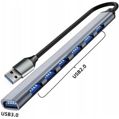 Bounn HUB USB Adapter USB A TO 6*USB2.0+USB3.0 (USB-A, 7 Ports), Dockingstation + USB Hub, Schwarz Bounn HUB USB Adapter USB A TO 6*USB2.0+USB3.0 (USB-A, 7 Ports), Dockingstation + USB Hub, Schwarz
