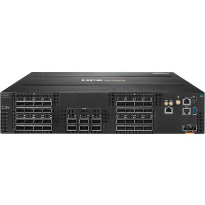 Aruba HPE Networking CX 10040 32p QSFP28 100G 6p QSFP-DD 400G Back-to-Front 4Fs 2xPSU AC Bdl EU en (32 Ports), Netzwerk Switch, Schwarz Aruba HPE Networking CX 10040 32p QSFP28 100G 6p QSFP-DD 400G Back-to-Front 4Fs 2xPSU AC Bdl EU en (32 Ports), Netzwerk Switch, Schwarz