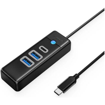 Orico HUB USB Hub USB PWC2U-C3 3-portowy 2x USB-A 3.0 1x USB-C 3.0 0,5 m - czarny (USB-C, 3 Ports), Dockingstation + USB Hub, Schwarz Orico HUB USB Hub USB PWC2U-C3 3-portowy 2x USB-A 3.0 1x USB-C 3.0 0,5 m - czarny (USB-C, 3 Ports), Dockingstation + USB Hub, Schwarz