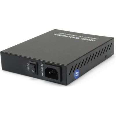 LevelOne GVM-1220 Netzwerk Medienkonverter 1310 nm Einzelmodus, Netzwerk Switch, Schwarz LevelOne GVM-1220 Netzwerk Medienkonverter 1310 nm Einzelmodus, Netzwerk Switch, Schwarz