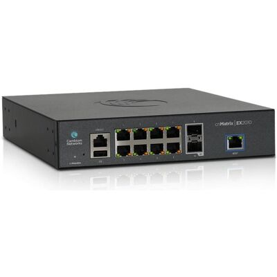 Cambium Networks cnMatrix EX2010 Managed L2/L3 Gigabit Ethernet (10/100/1000) 1U (10 Ports), Netzwerk Switch, Schwarz Cambium Networks cnMatrix EX2010 Managed L2/L3 Gigabit Ethernet (10/100/1000) 1U (10 Ports), Netzwerk Switch, Schwarz