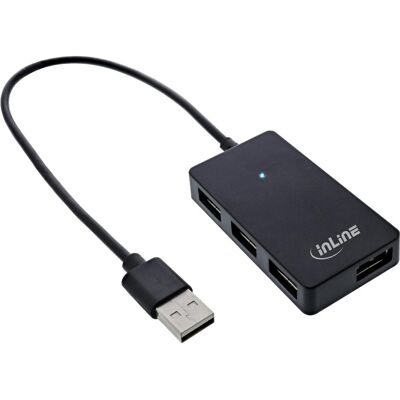 InLine 33293I (USB-A, 4 Ports), Dockingstation + USB Hub, Schwarz InLine 33293I (USB-A, 4 Ports), Dockingstation + USB Hub, Schwarz