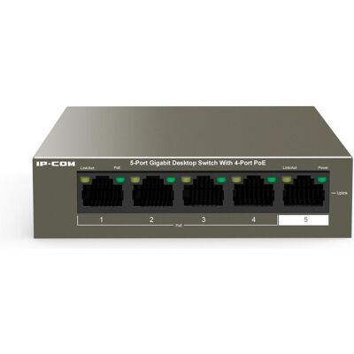 IPC Switch 5-Port FE G1105P-4-63W 4x PoE (5 Ports), Netzwerk Switch, Bronze IPC Switch 5-Port FE G1105P-4-63W 4x PoE (5 Ports), Netzwerk Switch, Bronze