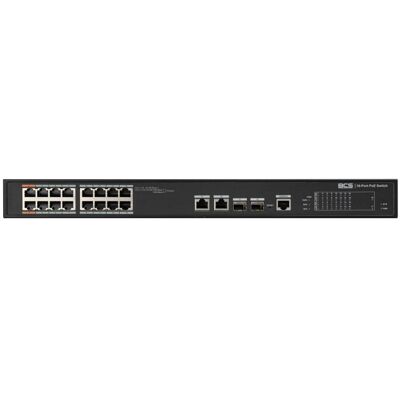 BCS BCS-L-SP1602G-2SFP-M(2) Verwalteter PoE Switch 16 Ports mit exPoE-Technologie 240W (16 Ports), Netzwerk Switch BCS BCS-L-SP1602G-2SFP-M(2) Verwalteter PoE Switch 16 Ports mit exPoE-Technologie 240W (16 Ports), Netzwerk Switch