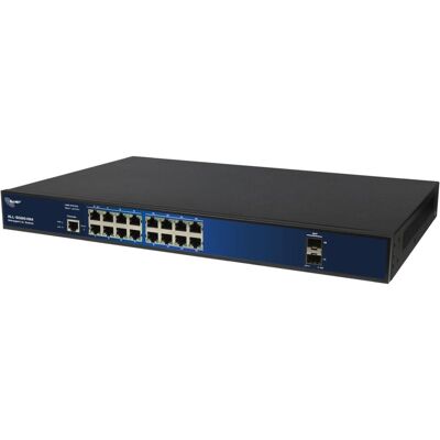 Allnet switch full managed 16 port gigabit / 16x lan / 2x sfp / lüfterlos / 19 zoll / zollall-sg861 (18 Ports), Netzwerk Switch, Schwarz Allnet switch full managed 16 port gigabit / 16x lan / 2x sfp / lüfterlos / 19 zoll / zollall-sg861 (18 Ports), Netzwerk Switch, Schwarz