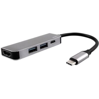 JCPAL Linx USB-C (PD) to HDMI Adapter with 2 USB Ports and Charging (USB-C, 2 Ports), Dockingstation + USB Hub JCPAL Linx USB-C (PD) to HDMI Adapter with 2 USB Ports and Charging (USB-C, 2 Ports), Dockingstation + USB Hub
