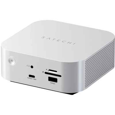 Satechi CubeDock (Thunderbolt, 7 Ports), Dockingstation + USB Hub, Silber Satechi CubeDock (Thunderbolt, 7 Ports), Dockingstation + USB Hub, Silber