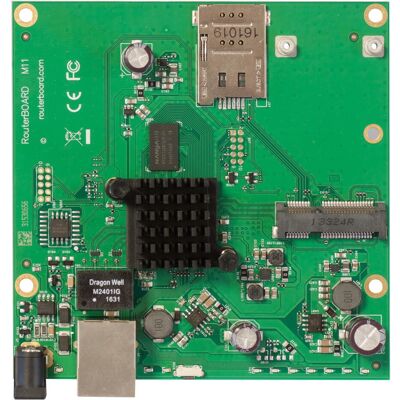 MikroTik RouterBOARD M11G with, Router, Grau, Schwarz, Grün MikroTik RouterBOARD M11G with, Router, Grau, Schwarz, Grün