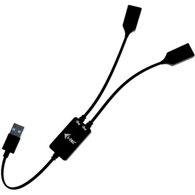 i-tec Cable Hub (USB-A, 2 Ports), Dockingstation + USB Hub, Schwarz i-tec Cable Hub (USB-A, 2 Ports), Dockingstation + USB Hub, Schwarz