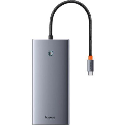 Baseus PortalJoy 13 in 1 (USB-C, 13 Ports), Dockingstation + USB Hub, Grau Baseus PortalJoy 13 in 1 (USB-C, 13 Ports), Dockingstation + USB Hub, Grau