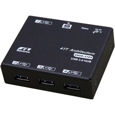 Rextron USB 3.0 hub 4 ports HEAVY DUTY METAL USB 3.0. HUB (USB-A, 4 Ports), Dockingstation + USB Hub Rextron USB 3.0 hub 4 ports HEAVY DUTY METAL USB 3.0. HUB (USB-A, 4 Ports), Dockingstation + USB Hub