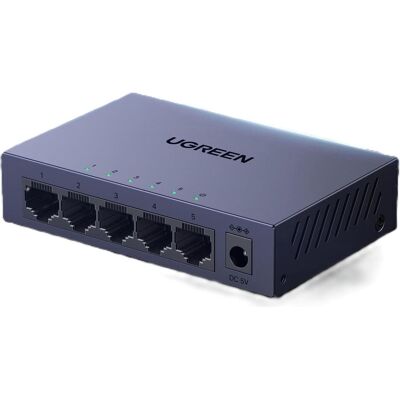 Ugreen Switch Easy Smart Managed (5 Ports), Netzwerk Switch, Silber Ugreen Switch Easy Smart Managed (5 Ports), Netzwerk Switch, Silber