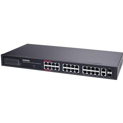 Vivotek AW-GEL-285A-380 Switch man. 28-Port PoE (28 Ports), Netzwerk Switch, Schwarz Vivotek AW-GEL-285A-380 Switch man. 28-Port PoE (28 Ports), Netzwerk Switch, Schwarz