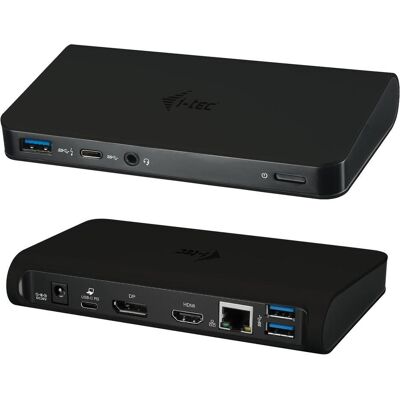 i-tec C31dualdockpd (USB-A, USB-C), Dockingstation + USB Hub, Schwarz i-tec C31dualdockpd (USB-A, USB-C), Dockingstation + USB Hub, Schwarz