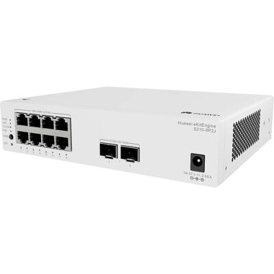 Huawei PoE+ Switch eKitEngine S210 Series S210-8P2J 10 Port (10 Ports), Netzwerk Switch Huawei PoE+ Switch eKitEngine S210 Series S210-8P2J 10 Port (10 Ports), Netzwerk Switch