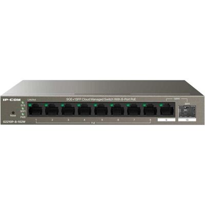 IPC IP-COM Switch G2210P-8-102W Netzwerk-Switch Gigabit Ethernet (10/100/1000) Power over Ethernet (PoE) (8 Ports), Netzwerk Switch, Grau IPC IP-COM Switch G2210P-8-102W Netzwerk-Switch Gigabit Ethernet (10/100/1000) Power over Ethernet (PoE) (8 Ports), Netzwerk Switch, Grau
