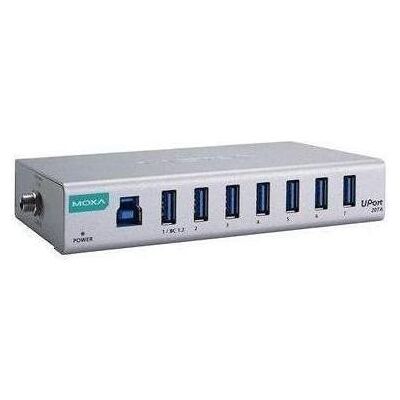 Moxa UPORT 207A - USB 3.2 Hubs mit 7 Anschlüssen für allgemeine Zwecke (USB-A, 7 Ports), Dockingstation + USB Hub Moxa UPORT 207A - USB 3.2 Hubs mit 7 Anschlüssen für allgemeine Zwecke (USB-A, 7 Ports), Dockingstation + USB Hub