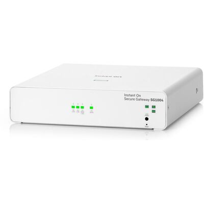 HPE Networking Instant On Secure Gateway 4-port Gigabit SG1004, Router, Weiss HPE Networking Instant On Secure Gateway 4-port Gigabit SG1004, Router, Weiss