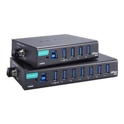 Moxa UPORT 407A - USB 3.2-Hubs mit 7 Anschlüssen für den industriellen Einsatz, Betriebstemperatur 0 bis (USB-A, 7 Ports), Dockingstation + USB Hub Moxa UPORT 407A - USB 3.2-Hubs mit 7 Anschlüssen für den industriellen Einsatz, Betriebstemperatur 0 bis (USB-A, 7 Ports), Dockingstation + USB Hub