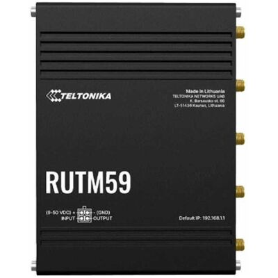 Teltonika LTE-Industrierouter RUTM59 5G, Router, Schwarz Teltonika LTE-Industrierouter RUTM59 5G, Router, Schwarz