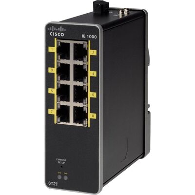 Cisco Systems Ie-1000 Gui Based L2 Switch (8 Ports), Netzwerk Switch, Schwarz Cisco Systems Ie-1000 Gui Based L2 Switch (8 Ports), Netzwerk Switch, Schwarz