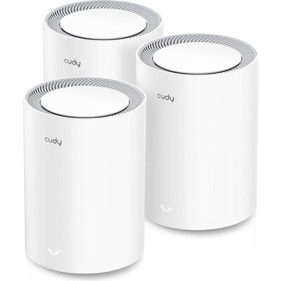 Cudy M3000 3er Pack, Router, Grau, Weiss Cudy M3000 3er Pack, Router, Grau, Weiss