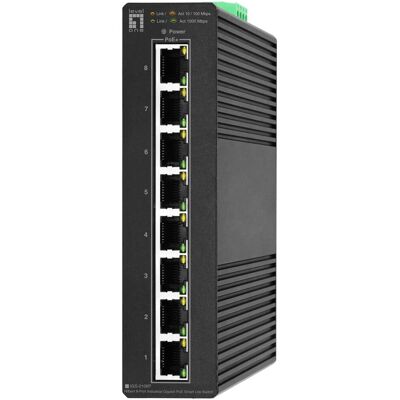 LevelOne Switch 8x GE IGS-2108P 8xPoE Outputs schwarz (8 Ports), Netzwerk Switch, Schwarz LevelOne Switch 8x GE IGS-2108P 8xPoE Outputs schwarz (8 Ports), Netzwerk Switch, Schwarz