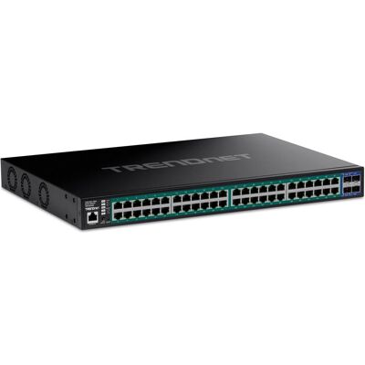 Trendnet 52-Port Gigabit Web Smart Poe+ Switch (52 Ports), Netzwerk Switch, Schwarz Trendnet 52-Port Gigabit Web Smart Poe+ Switch (52 Ports), Netzwerk Switch, Schwarz