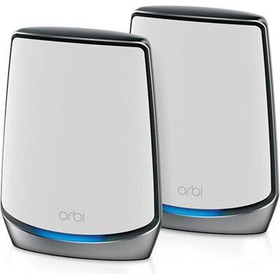 Netgear Orbi WiFi 6 Mesh System AX6000 (RBK852), Router, Weiss Netgear Orbi WiFi 6 Mesh System AX6000 (RBK852), Router, Weiss